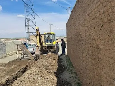 عملیات اصلاح شبکه آب در روستاهای کبودرآهنگ آغاز شد