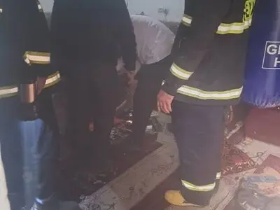 نجات جان مرد شوشی از خطر خفگی ناشی از آتش سوزی