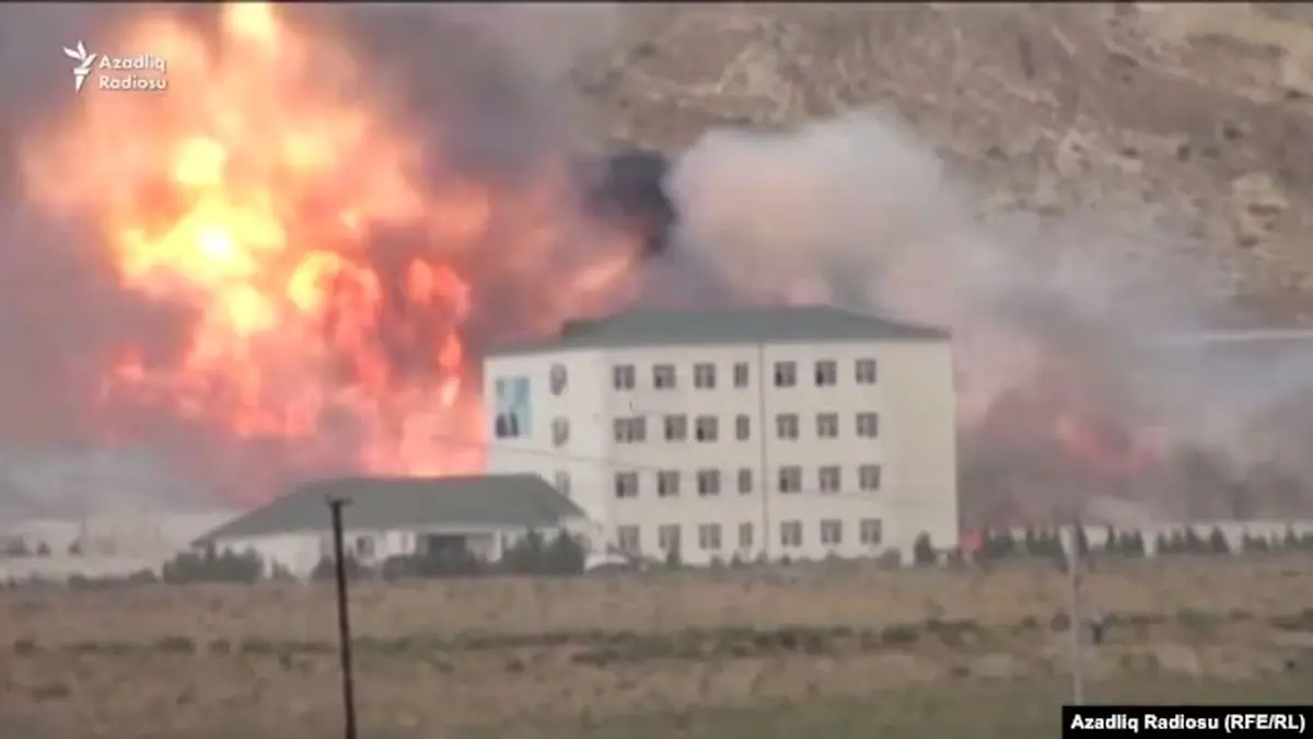 وقوع انفجار ‌در کارخانه مهمات‌سازی در جمهوری‌ آذربایجان
