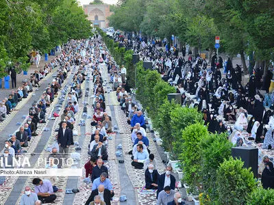 اقامه نماز عید سعید فطر در قزوین