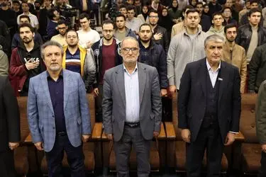 دیدار رییس سازمان انرژی اتمی با دانشجویان دانشگاه علم و صنعت ایران