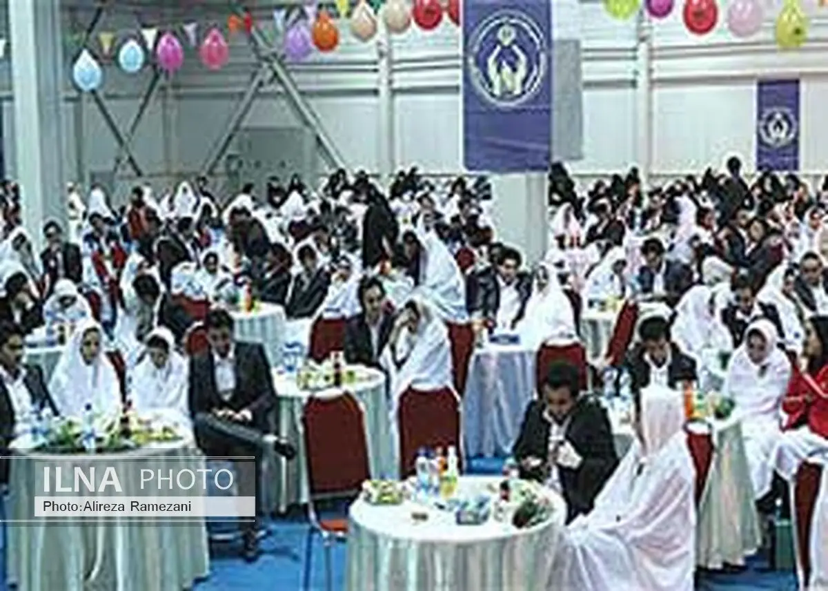 589 جوان مددجو در استان راهی خانه بخت شدند