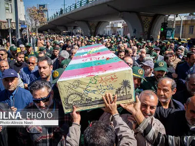 برگزاری مراسم تشییع ۲ شهید گمنام در قزوین