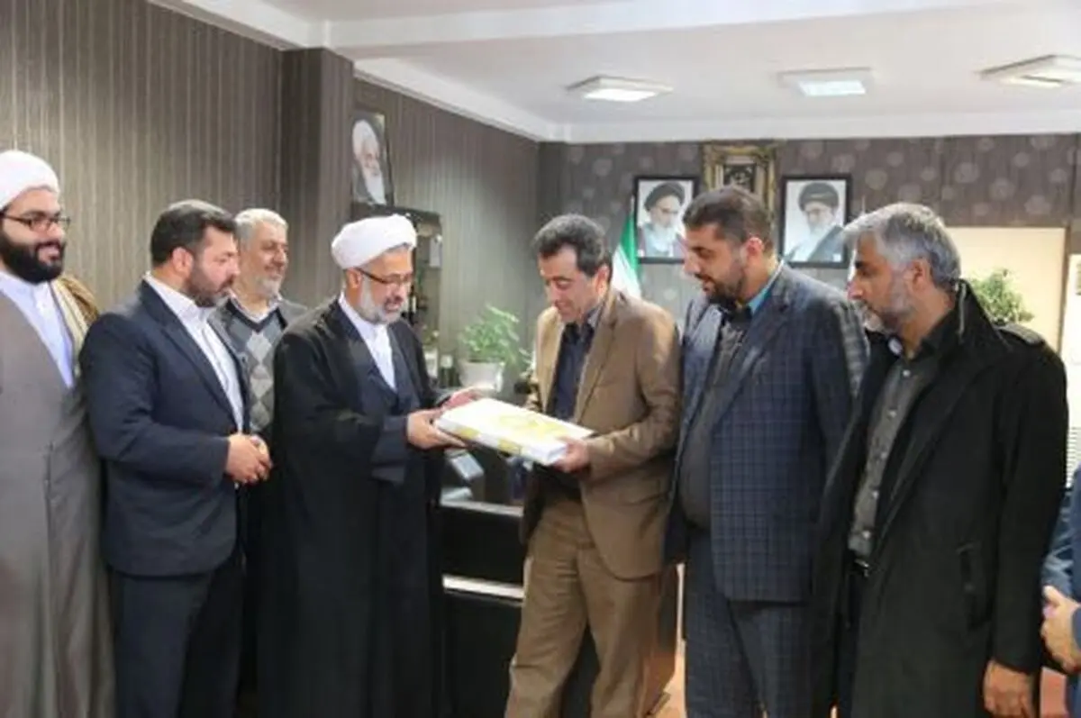 تقدیر اعضای شورای هیات مذهبی بابل از  شهردار 