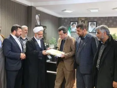 تقدیر اعضای شورای هیات مذهبی بابل از  شهردار 