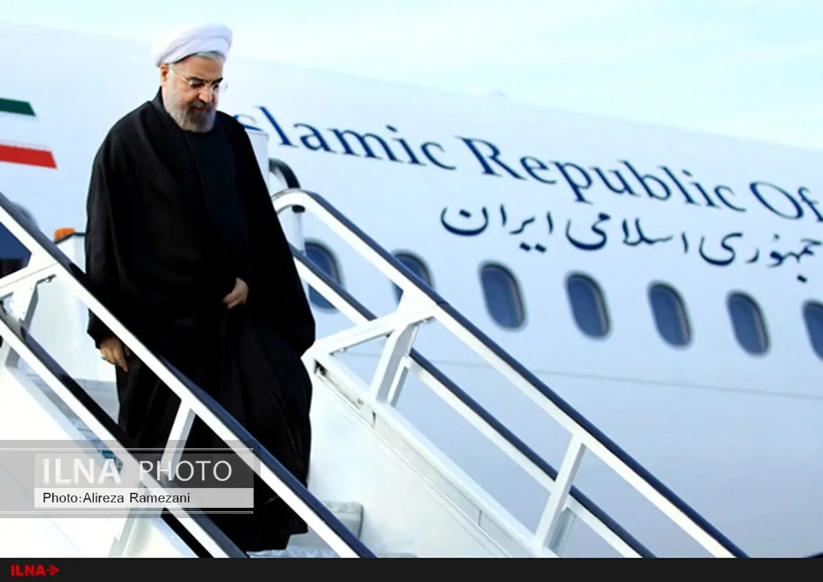 روحانی وارد استان یزد شد