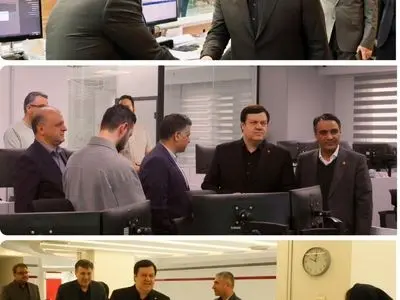 بازدید مدیرعامل بانک ملت از روند خدمت رسانی به مشتریان در شعب و واحدهای ستادی بانک