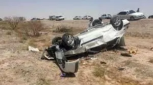 ۲ فوتی در واژگونی خودرو پژو در جاده شهرکرد-فرخشهر