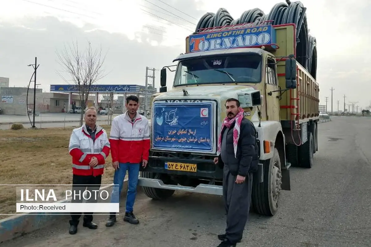 ادامه نذر آب هلال احمر استان قزوین در روستاهای محروم خراسان جنوبی