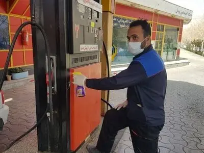  وضعیت کنونی پمپ بنزین خیابان پاسداران/عکس