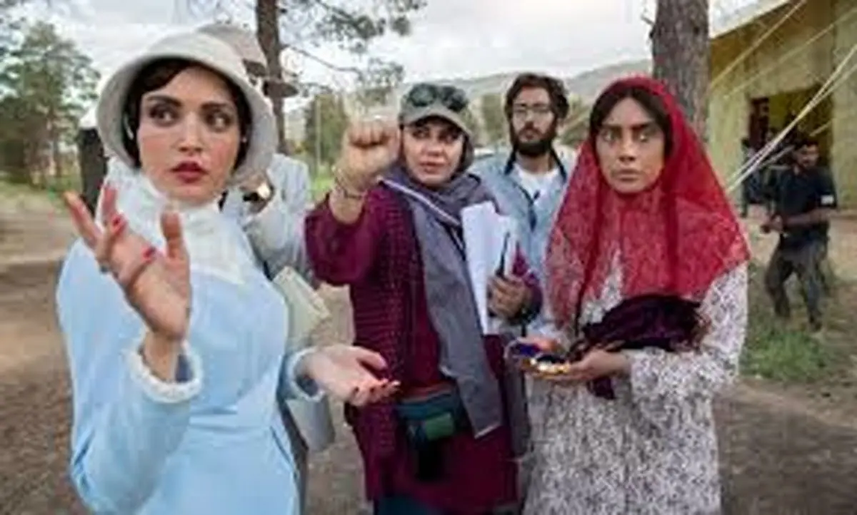 بهنوش طباطبایی وترلان پروانه در پشت صحنه سریال «سووشون»