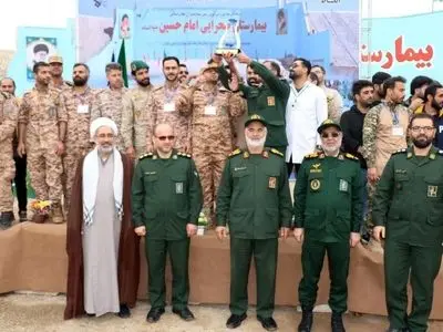 نیروی زمینی سپاه قهرمان مسابقات طب رزم کل سپاه شد 