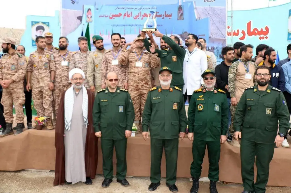 نیروی زمینی سپاه قهرمان مسابقات طب رزم کل سپاه شد 