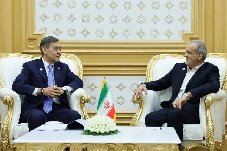 دیدار دبیرکل سازمان همکاری شانگهای با پزشکیان؛