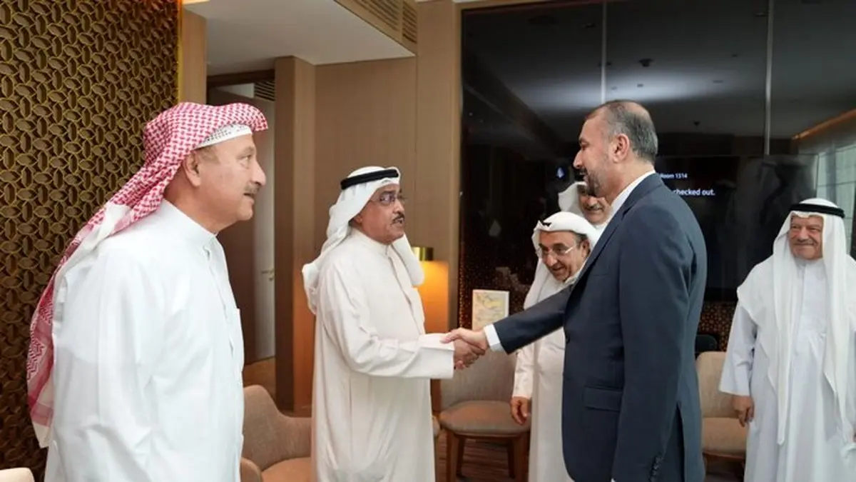 اعضای انجمن دوستی ایران و کویت با امیرعبداللهیان دیدار کردند
