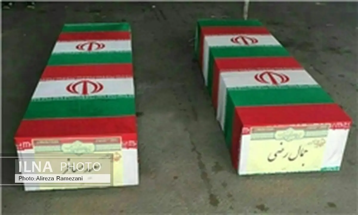 تشییع پیکر  2 شهید مدافع حرم گیلانی در رشت