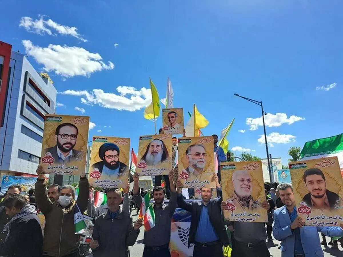 بازتاب راهپیمایی روز قدس ایران در راشا تودی