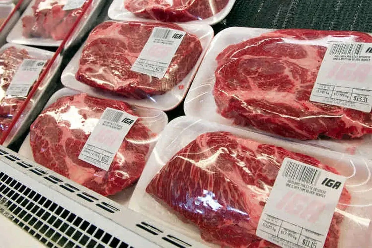قیمت گوشت قرمز در بازار امروز دوشنبه ۱۲ شهریور ۱۴۰۳