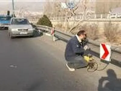 بهبود ایمنی و نظم ترافیکی در منطقه ۲ شهرداری کرج با اقدامات عمرانی