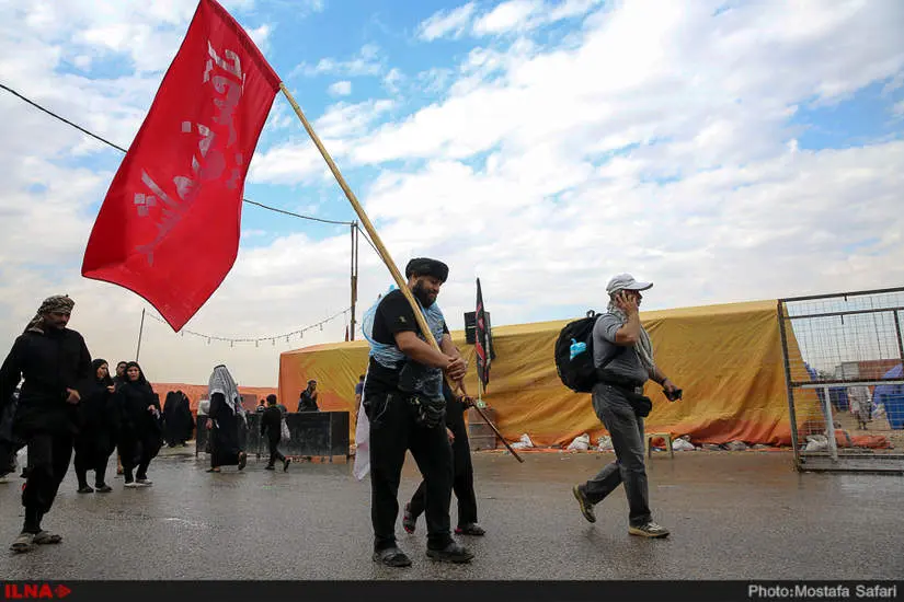 راهپیمایی اربعین از نجف تا کربلا 3