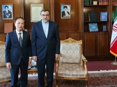 دیدار هیات حزب کمونیست ویتنام با رئیس مرکز مطالعات وزارت امور خارجه