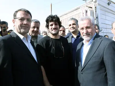 حضور رسول خادم در افتتاح مدرسه 6 کلاسه کوهین