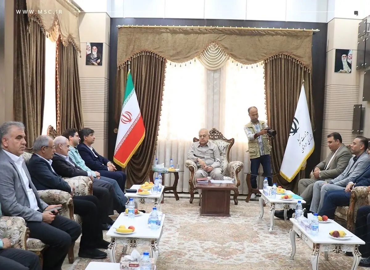 دیدار مدیرعامل گروه فولاد مبارکه با استاندار هرمزگان