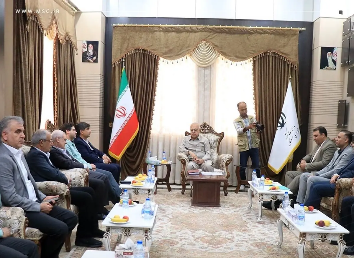 دیدار مدیرعامل گروه فولاد مبارکه با استاندار هرمزگان
