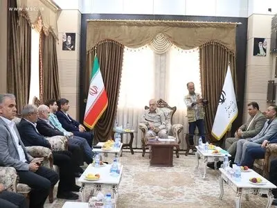 دیدار مدیرعامل گروه فولاد مبارکه با استاندار هرمزگان