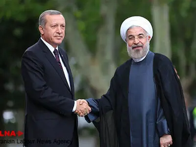 استقبال رسمی روحانی از رییس جمهور ترکیه