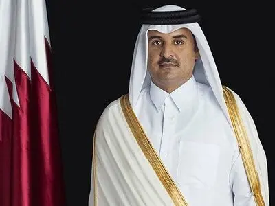 امیر قطر یهنئ الرئیس روحانی