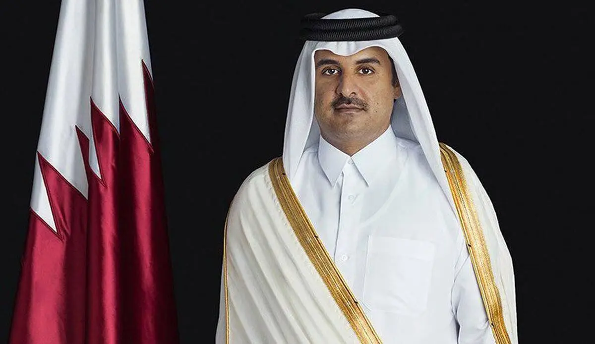 امیر قطر یهنئ الرئیس روحانی