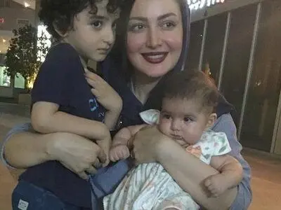 عکس «شیلا خداداد» با فرزندانش