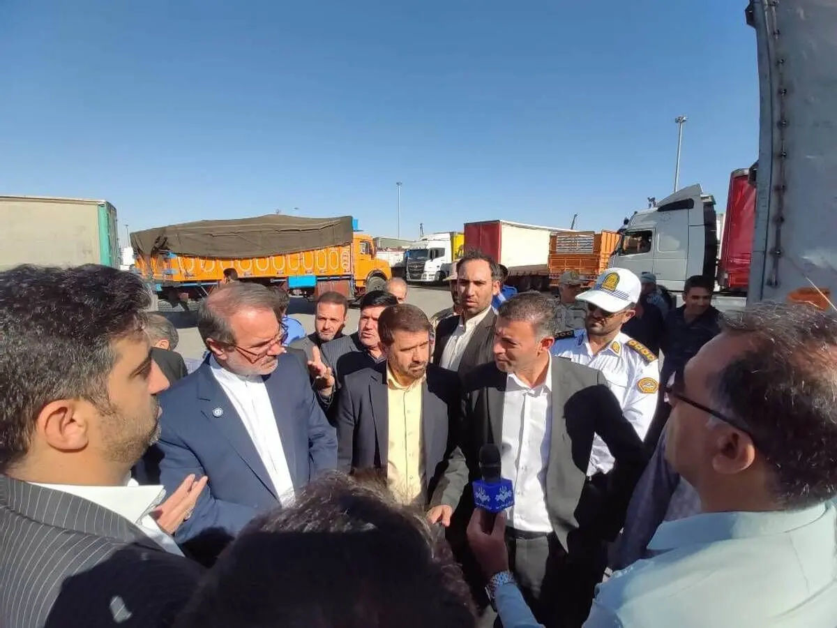 بازدید رئیس سازمان بازرسی از پایانه مرزی شهید سلیمانی و گمرک تجاری مهران