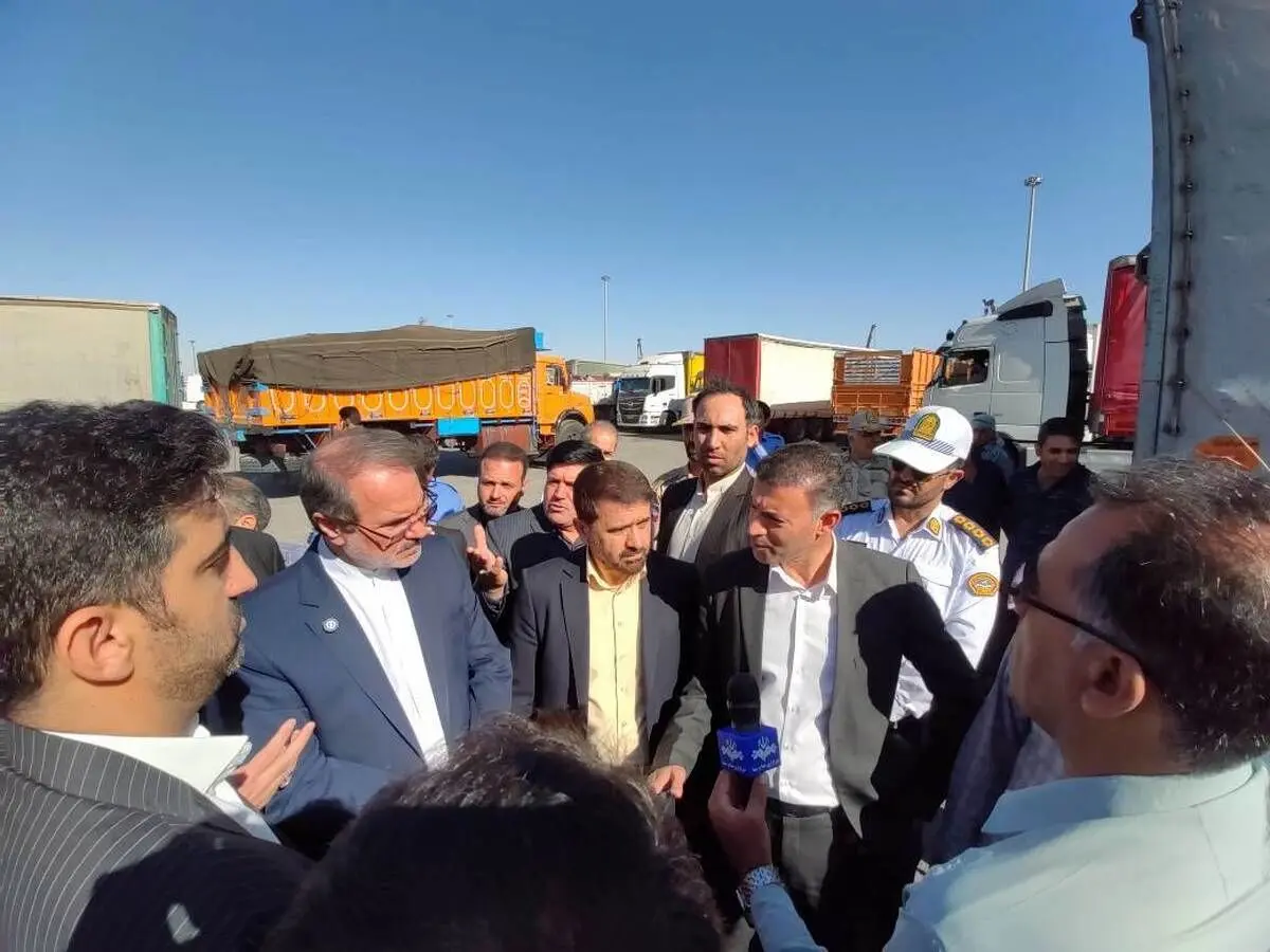 بازدید رئیس سازمان بازرسی از پایانه مرزی شهید سلیمانی و گمرک تجاری مهران