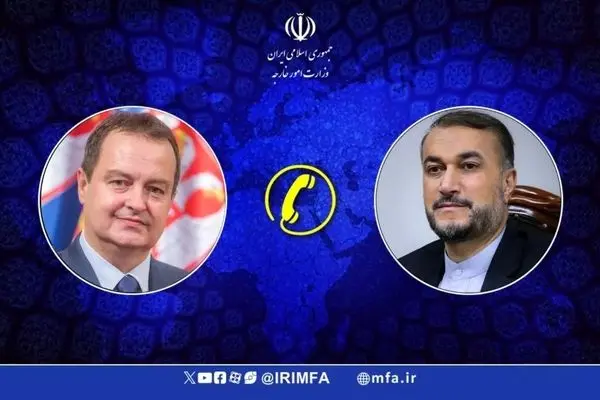 Iran Serbia FMs hold telephone conversation discuss ties
