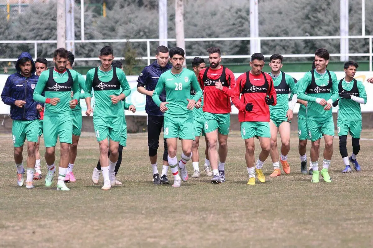 تست آمادگی جسمانی بازیکنان تیم امید با حضور 18 بازیکن