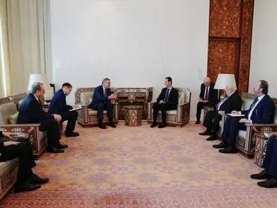 دیدار معاون نخست‌وزیر روسیه با «بشار اسد» در دمشق 