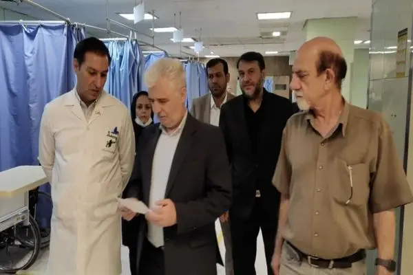 بازدید مدیر درمان تامین اجتماعی استان از بیمارستان فوق تخصصی البرز و قدردانی از زحمات کارکنان 