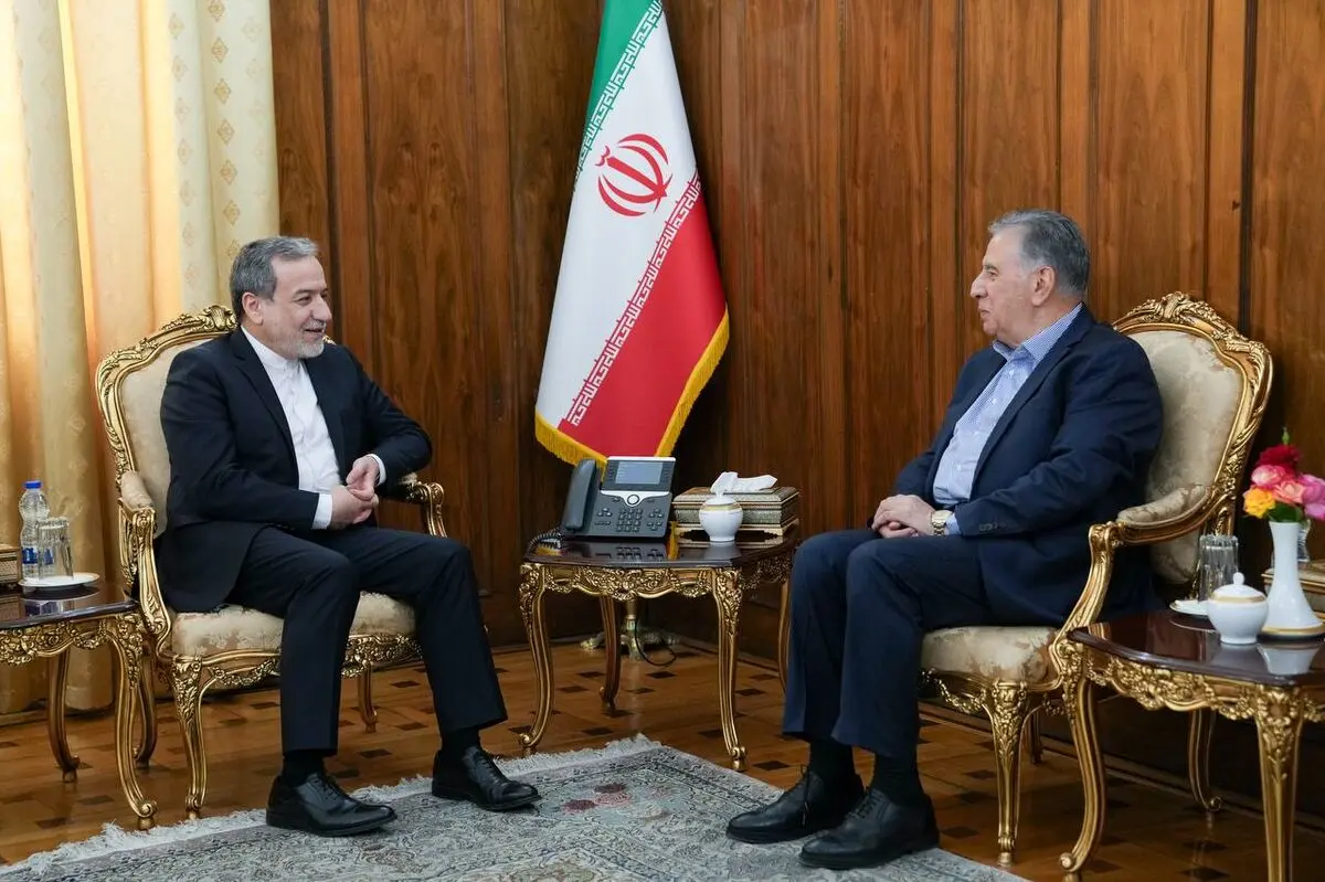 دیدار رئیس اتاق بازرگانی ایران با عراقچی