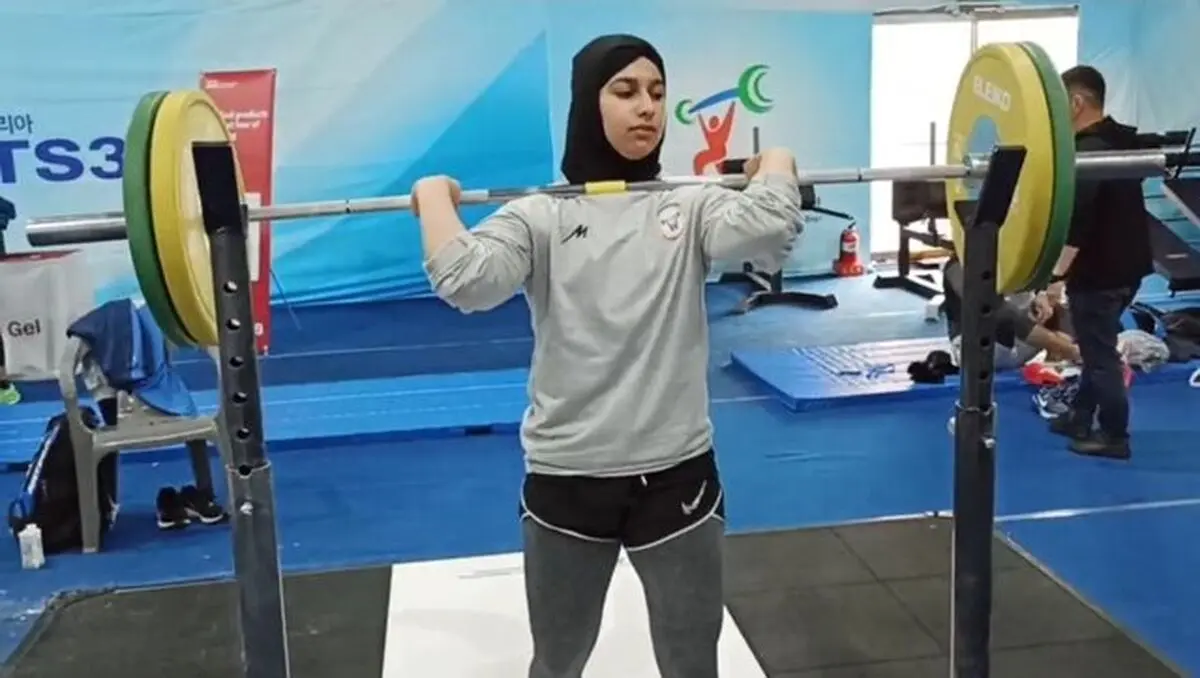 چهاردهمی اولین وزنه‌بردار دختر ایران در آسیا
