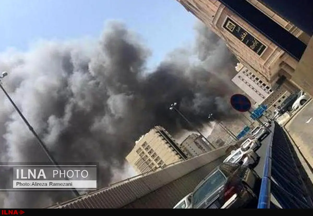 آتش‌سوزی در هتلی در مکه