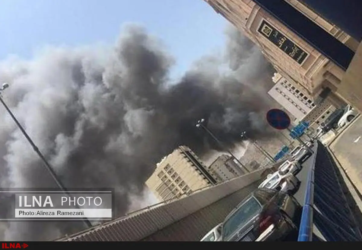 آتش‌سوزی در هتلی در مکه