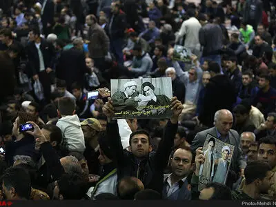 ایران تشیع جثمان ایة الله هاشمی رفسنجانی الی مثواه الاخیر