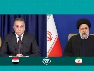 مباحثات هاتفیة بین الرئیس الإیراني ورئیس الوزراء العراقي