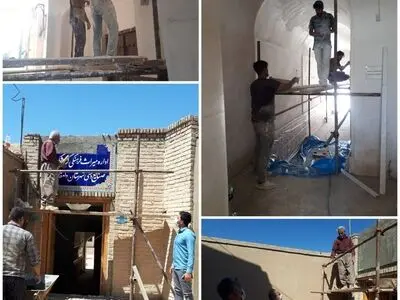 پایان مرحله جدید مرمت و سامان‌دهی عمارت تاریخی لطفی دامغان