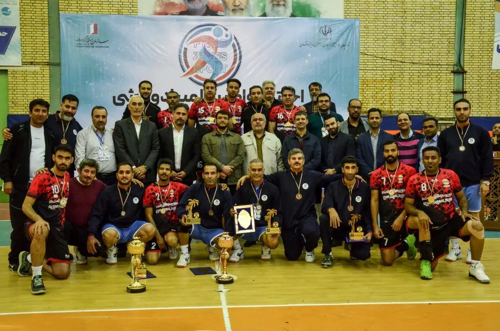 «قشم» قهرمان رشته والیبال المپیاد ورزشی مناطق آزاد کشور شد