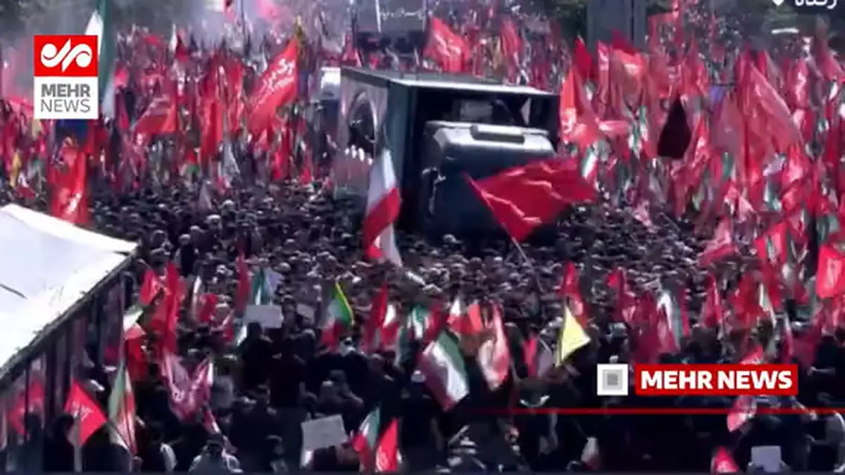 انگار مردم تهران نمی خواهند با آقایشان خداحافظی کنند + فیلم