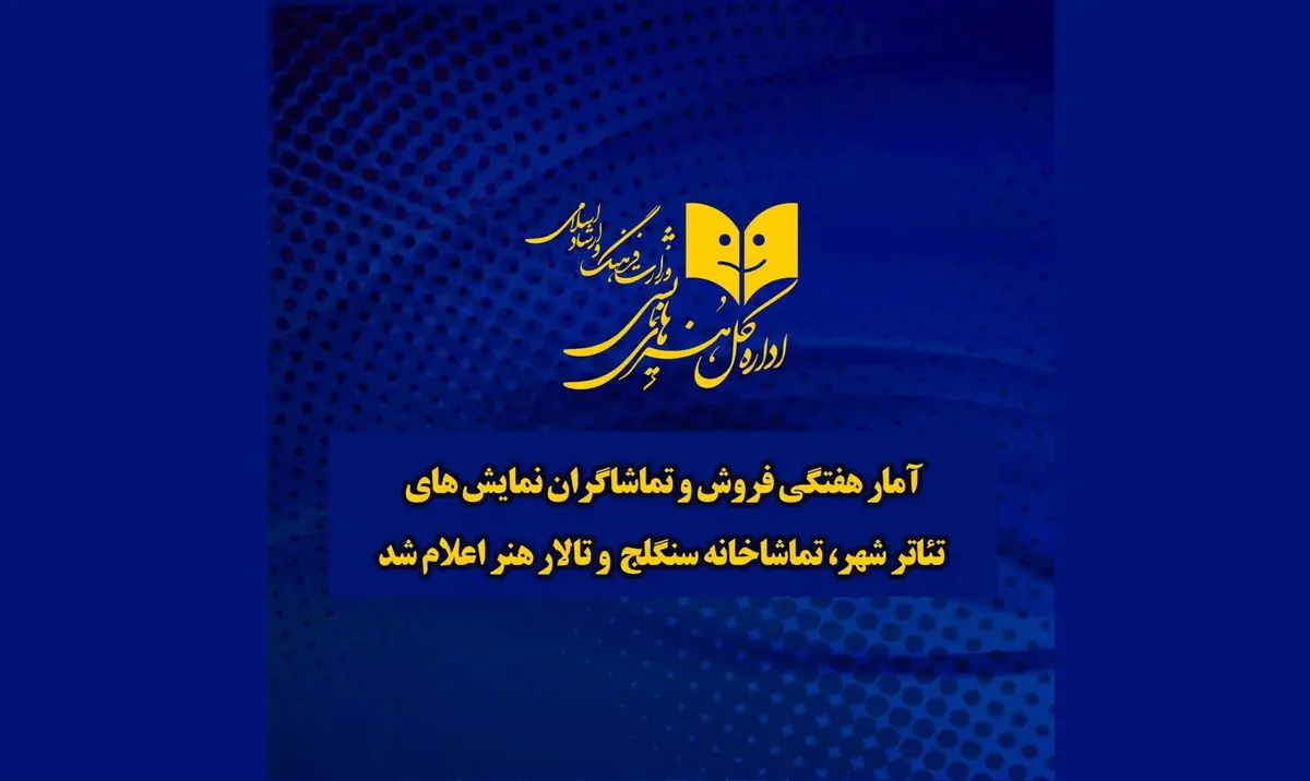 آمار فروش چند تماشاخانه تهران