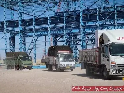ورود تجهیزات جدید و پیشرفت 4 درصدی در پست برق مجتمع فولاد زاگرس اندیمشک 